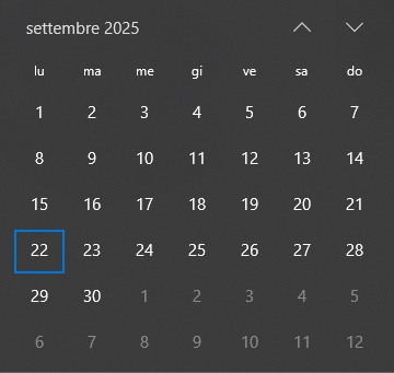 calendario